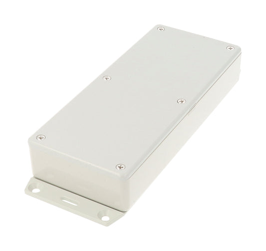 Hammond 1591HF2GY ABS Plastic Enclosure, Gray, Flanged Bottom, Card Guides, Lap-Joint, IP54, UL94 V-0