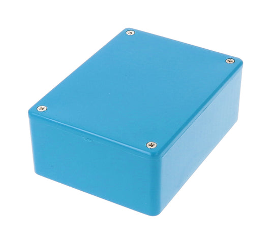 Hammond 1591SBU ABS Plastic Enclosure, Blue, Card Guides, Lap-Joint, IP54, UL94 V-0