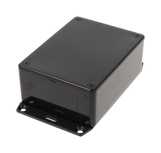 Hammond 1591SF2BK ABS Plastic Enclosure with Flange, Black (4.3" x 3.2" x 1.6")