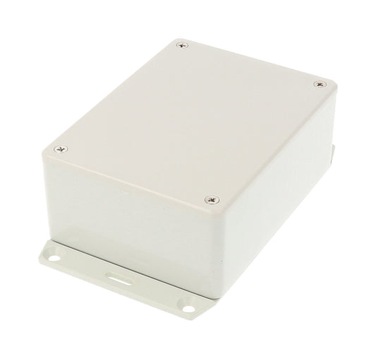 Hammond 1591SF2GY ABS Plastic Enclosure, Gray, Flanged Bottom, Card Guides, Lap-Joint, IP54, UL94 V-0