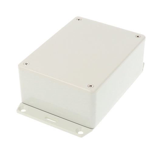 Hammond 1591SF2SGY ABS Plastic Enclosure, Gray, Flanged Bottom, Card Guides, Lap-Joint, IP54, UL94 V-0