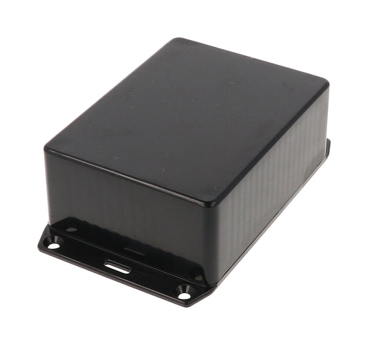 Hammond 1591SFLBK Black ABS Plastic Enclosure with Flanged Lid 4.3" x 3.2" x 1.6"
