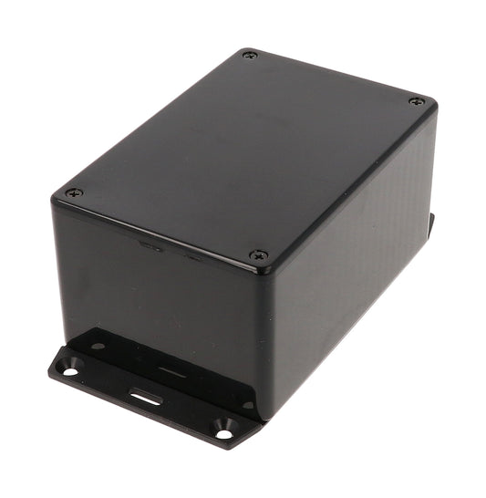 Hammond 1591TF2BK ABS Plastic Enclosure with Flange, Black (4.7" x 3.2" x 2.2")