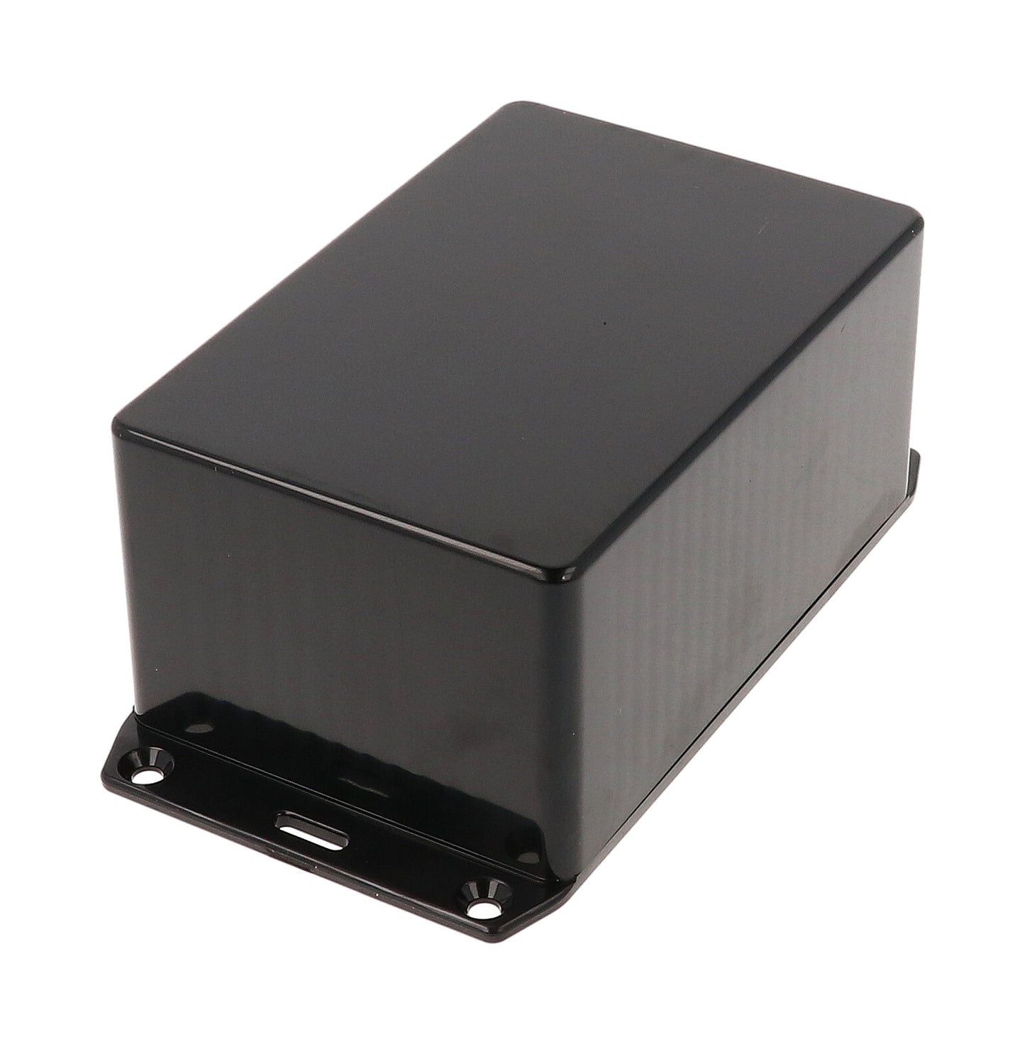 Hammond 1591TFLBK Black ABS Plastic Enclosure with Flanged Lid 4.7" x 3.2" x 2.2"