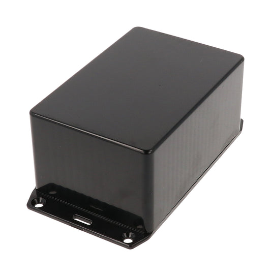 Hammond 1591TFLBK Black ABS Plastic Enclosure with Flanged Lid 4.7" x 3.2" x 2.2"