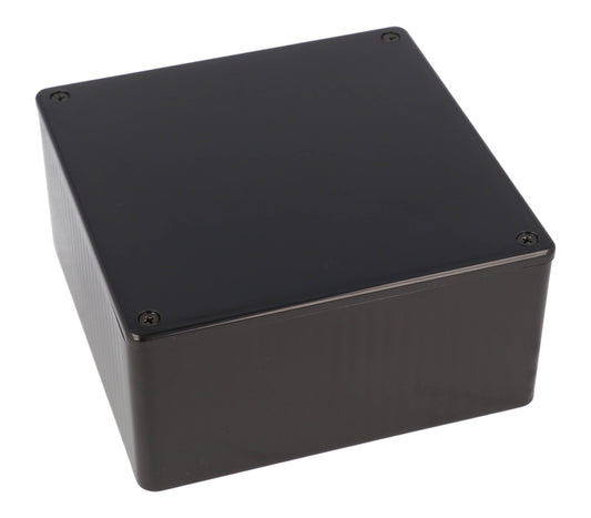 Hammond 1591UBK ABS Plastic Enclosure, Black (4.7" x 4.7" x 2.2")