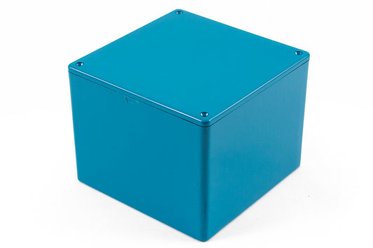 Hammond 1591VBU ABS Plastic Enclosure, Blue, Card Guides, Lap-Joint, IP54, UL94 V-0