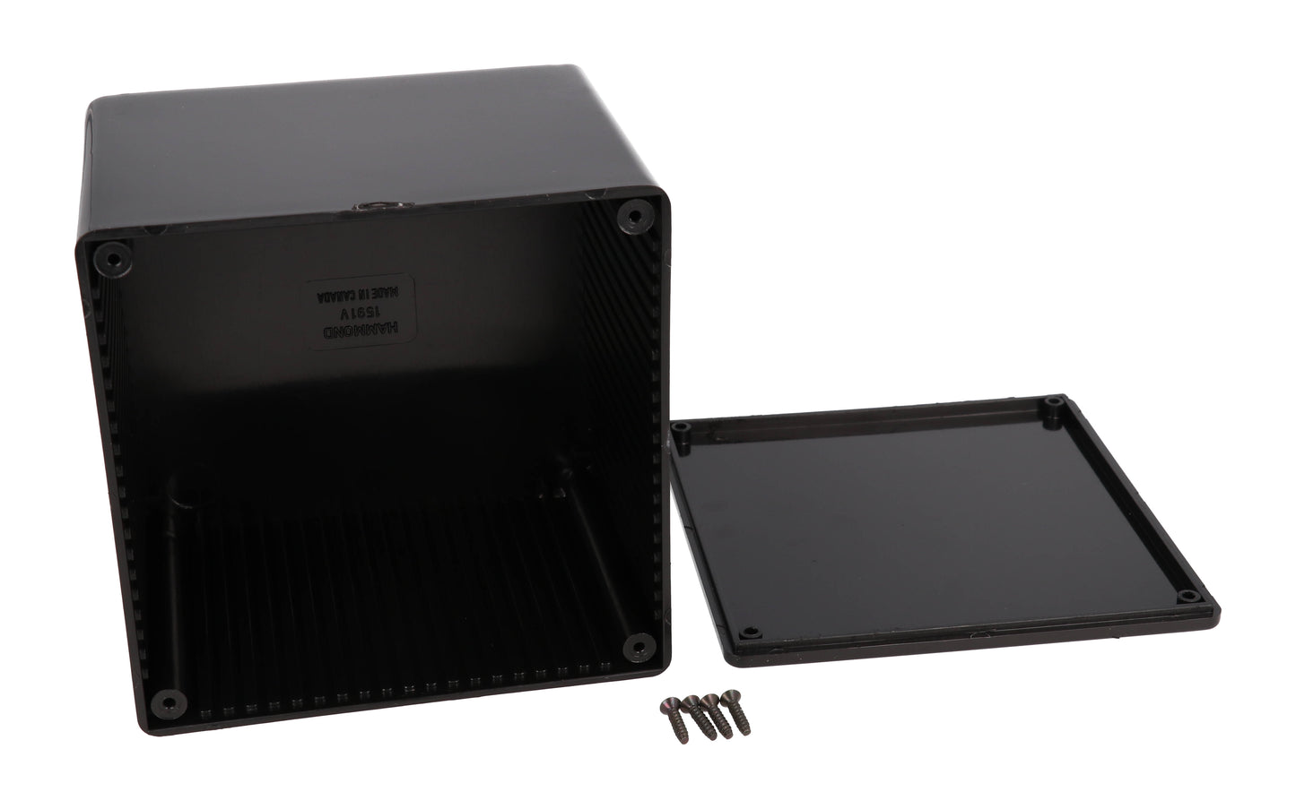 Hammond 1591VSBK Polystyrene Enclosure, Black (4.7" x 4.7" x 3.5")