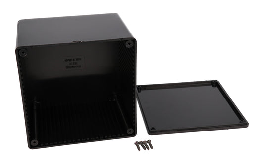 Hammond 1591VSBK Polystyrene Enclosure, Black (4.7" x 4.7" x 3.5")