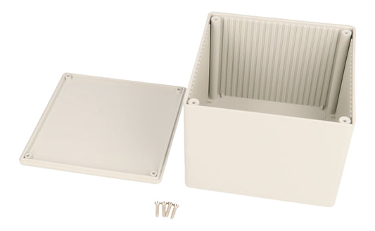 Hammond 1591VSGY ABS Plastic Enclosure, Gray, Shielded, Card Guides, Lap-Joint, IP54, UL94 V-0