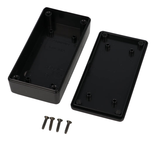 Hammond 1591XXASBK Black ABS Plastic Enclosure 3.9" x 2" x 0.8"