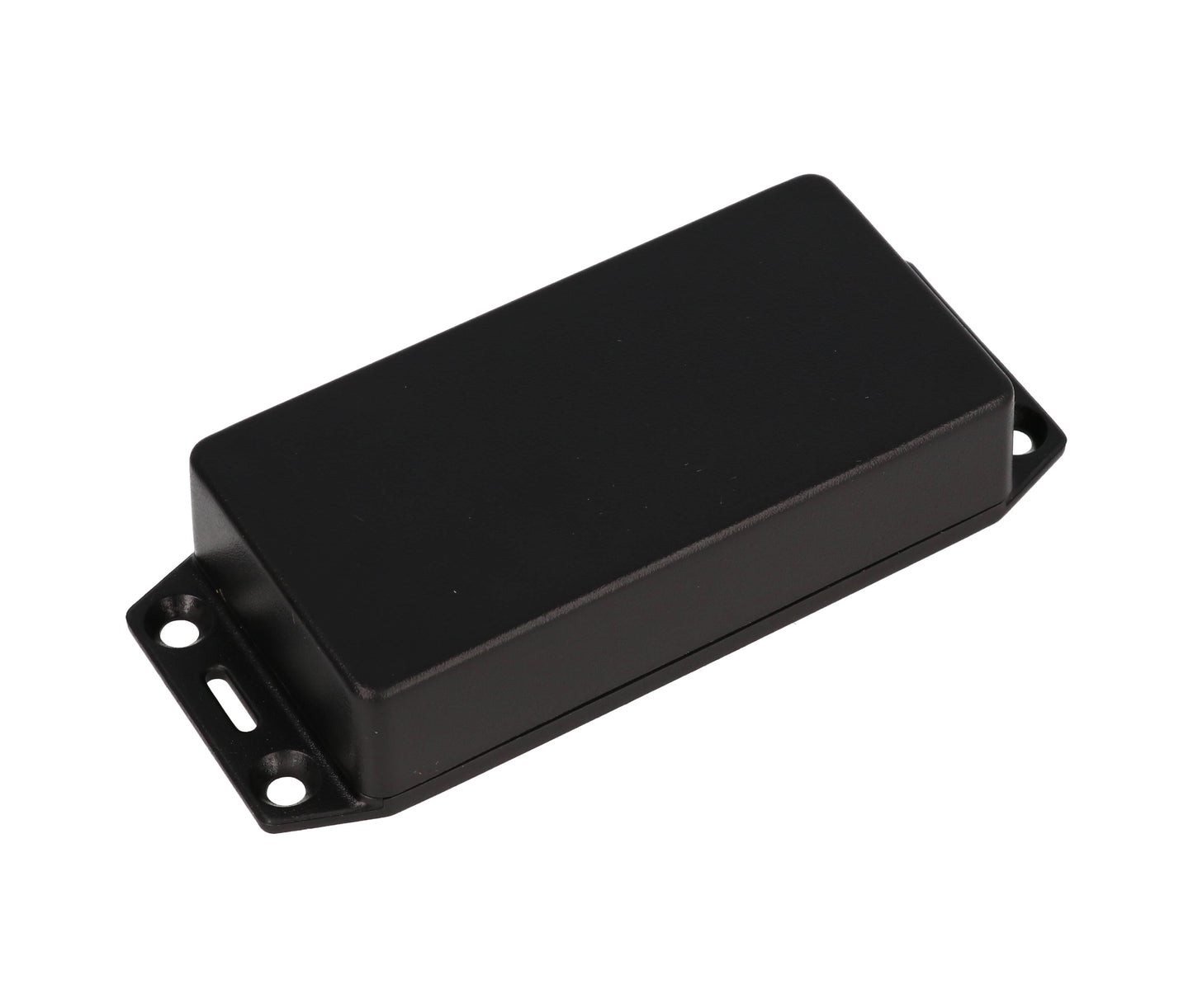 Hammond 1591XXASFLBK Black ABS Plastic Enclosure Flanged Lid 3.9" x 2" x 0.8"