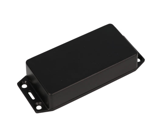 Hammond 1591XXASFLBK Black ABS Plastic Enclosure Flanged Lid 3.9" x 2" x 0.8"