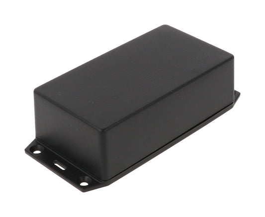 Hammond 1591XXCFLBK Black ABS Plastic Enclosure with Flange Lid 4.7" x 2.6" x 1.4"