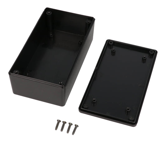 Hammond 1591XXCSBK Black ABS Plastic Enclosure 4.7" x 2.6" x 1.4"