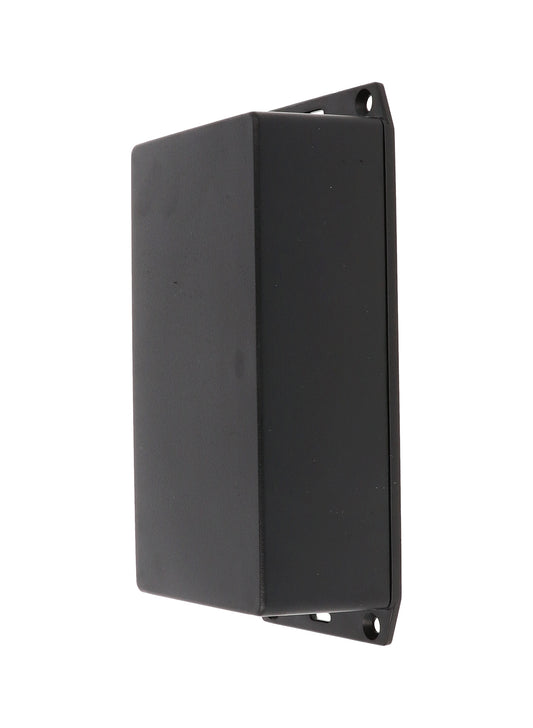 Hammond 1591XXDFLBK ABS Plastic Enclosure, Black, Flanged Lid, PCB Standoffs, Tongue-And-Groove, IP54, UL94 V-0