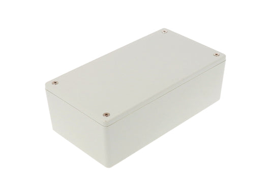 Hammond 1591XXDGY ABS Plastic Enclosure, Gray, PCB Standoffs, Tongue-And-Groove, IP54, UL94 V-0