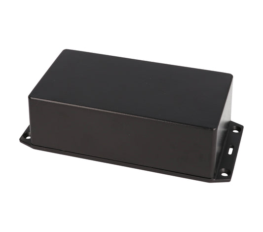 Hammond 1591XXDSFLBK Black ABS Plastic Enclosure Flanged Lid 6" x 3.2" x 1.8"