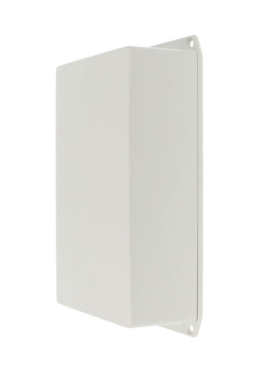 Hammond 1591XXEFLGY ABS Plastic Enclosure, Gray, Flanged Lid, PCB Standoffs, Tongue-And-Groove, IP54, UL94 V-0