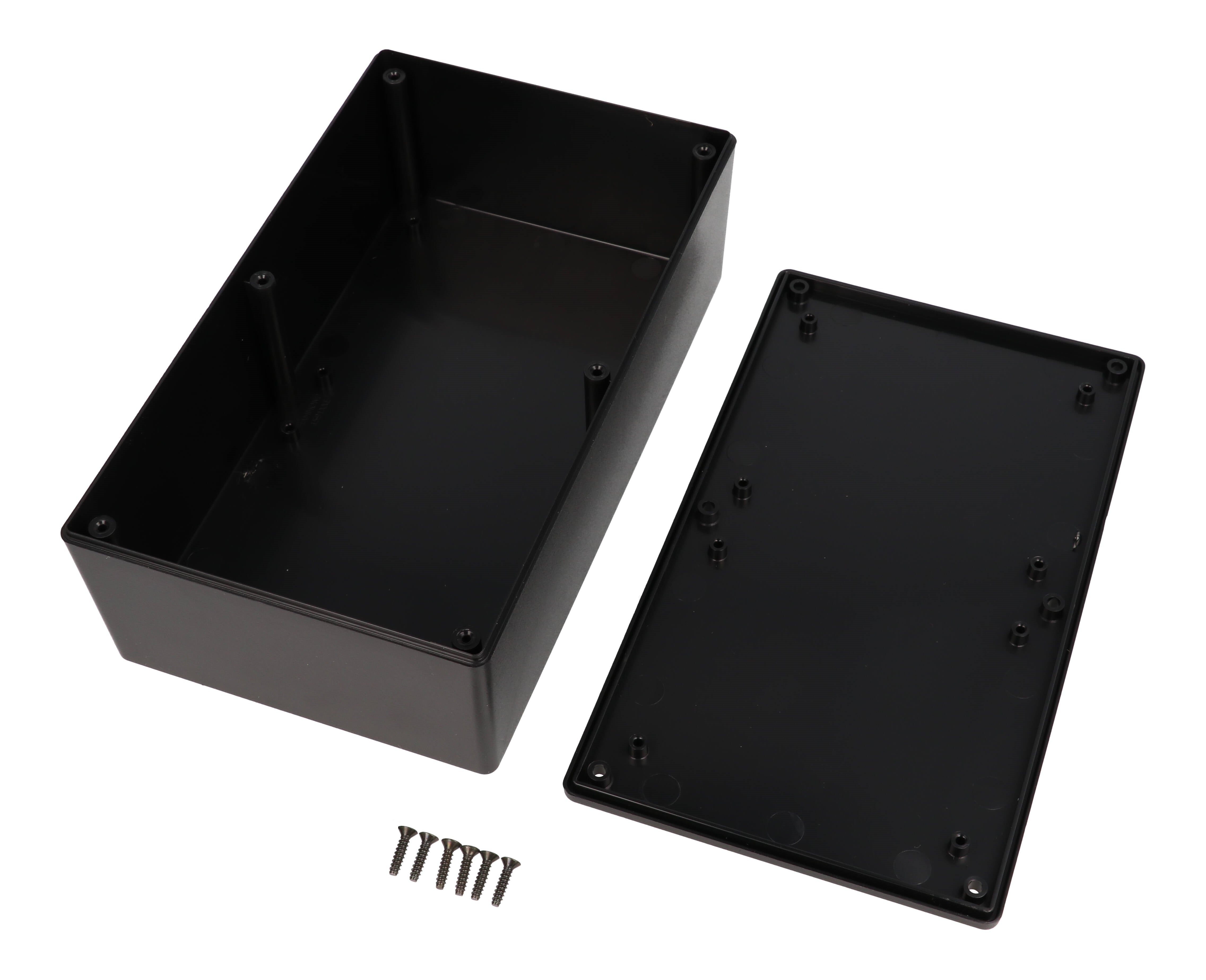 Hammond 1591XXESBK Black ABS Plastic Enclosure – B&E Electronics