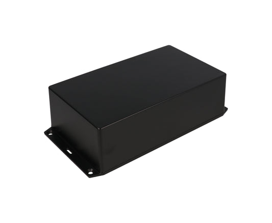 Hammond 1591XXESFLBK Black ABS Plastic Enclosure Flange Lid 7.6" x 4.4" x 2.2"