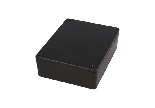 Hammond 1591XXGSBK Black ABS Plastic Enclosure 4.8" x 3.7" x 1.4"