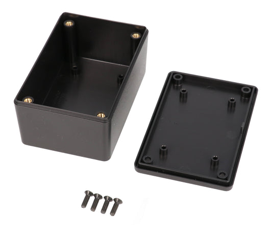 Hammond 1591XXLBK Black ABS Plastic Enclosure 3.4" x 2.2" x 1.4"
