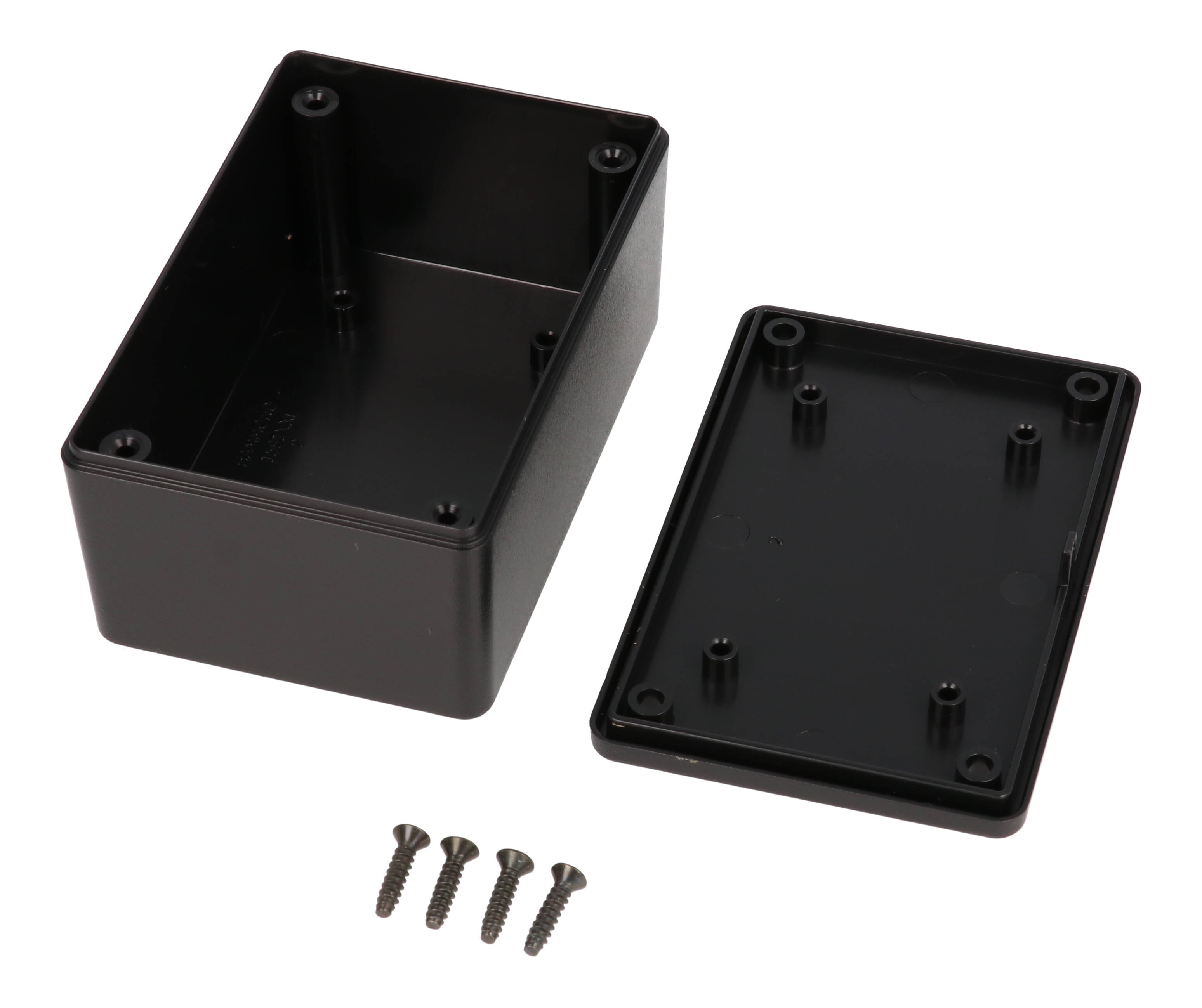Hammond 1591XXLSBK Black ABS Plastic Enclosure – B&E Electronics