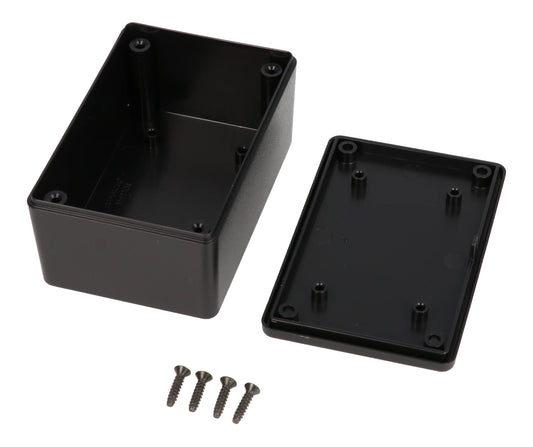Hammond 1591XXLSBK Black ABS Plastic Enclosure 3.4" x 2.2" x 1.4"