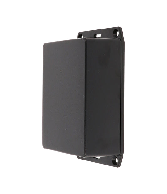 Hammond 1591XXSFLBK Black ABS Plastic Enclosure Flanged Lid 4.3" x 3.2" x 1.6"