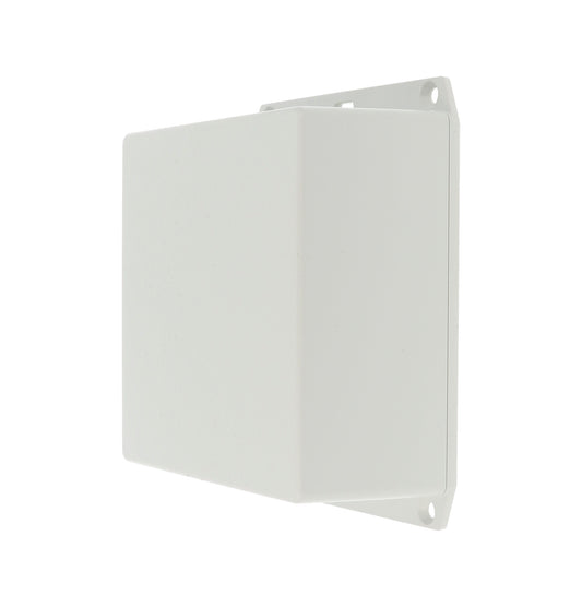 Hammond 1591XXUFLGY ABS Plastic Enclosure, Gray, Flanged Lid, PCB Standoffs, Tongue-And-Groove, IP54, UL94 V-0