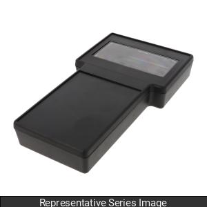 Hammond 1592ETCDGY ABS Plastic T-Display Enclosure, Gray, Clear Lens, Mylar Mask, Keypad Area, UL94 V-0