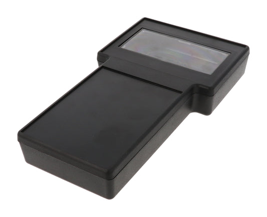Hammond 1592ETCDBK ABS Plastic T-Display Enclosure, Black, Clear Lens, Mylar Mask, Keypad Area, UL94 V-0