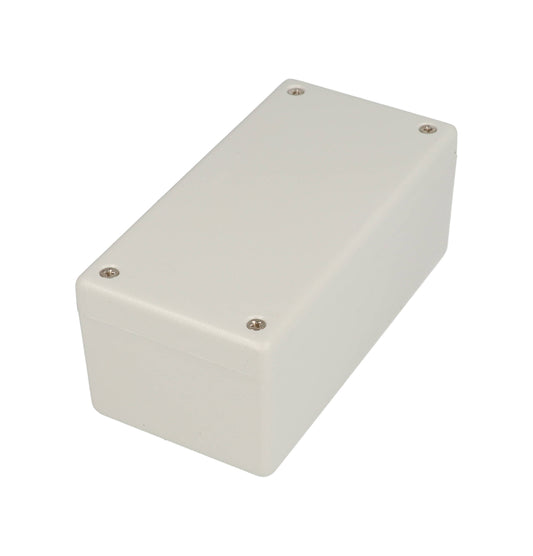 Hammond 1594DGY 1594 Series Heavy Duty Flame Retardant ABS Enclosure, IP54, 5.18" x 2.6" x 2.17", Gray.