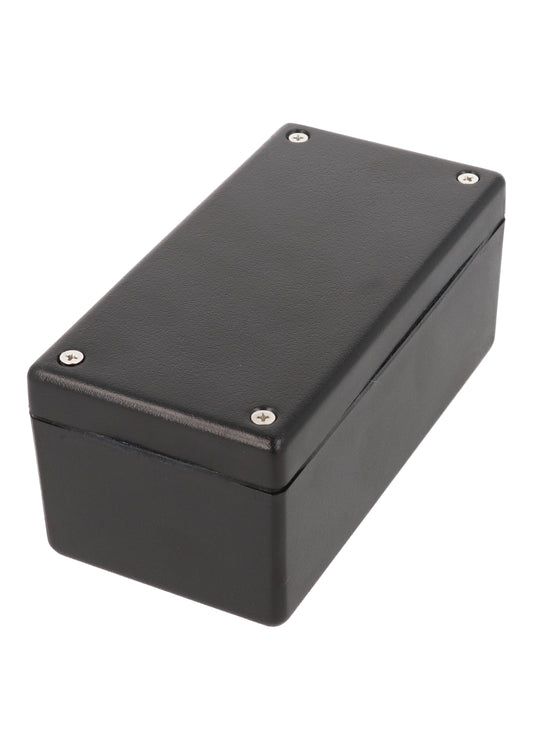 Hammond 1594DWBK 1594 Series Heavy Duty Watertight Flame Retardant ABS Enclosure, IP66, 5.18" x 2.6" x 2.17", Black.