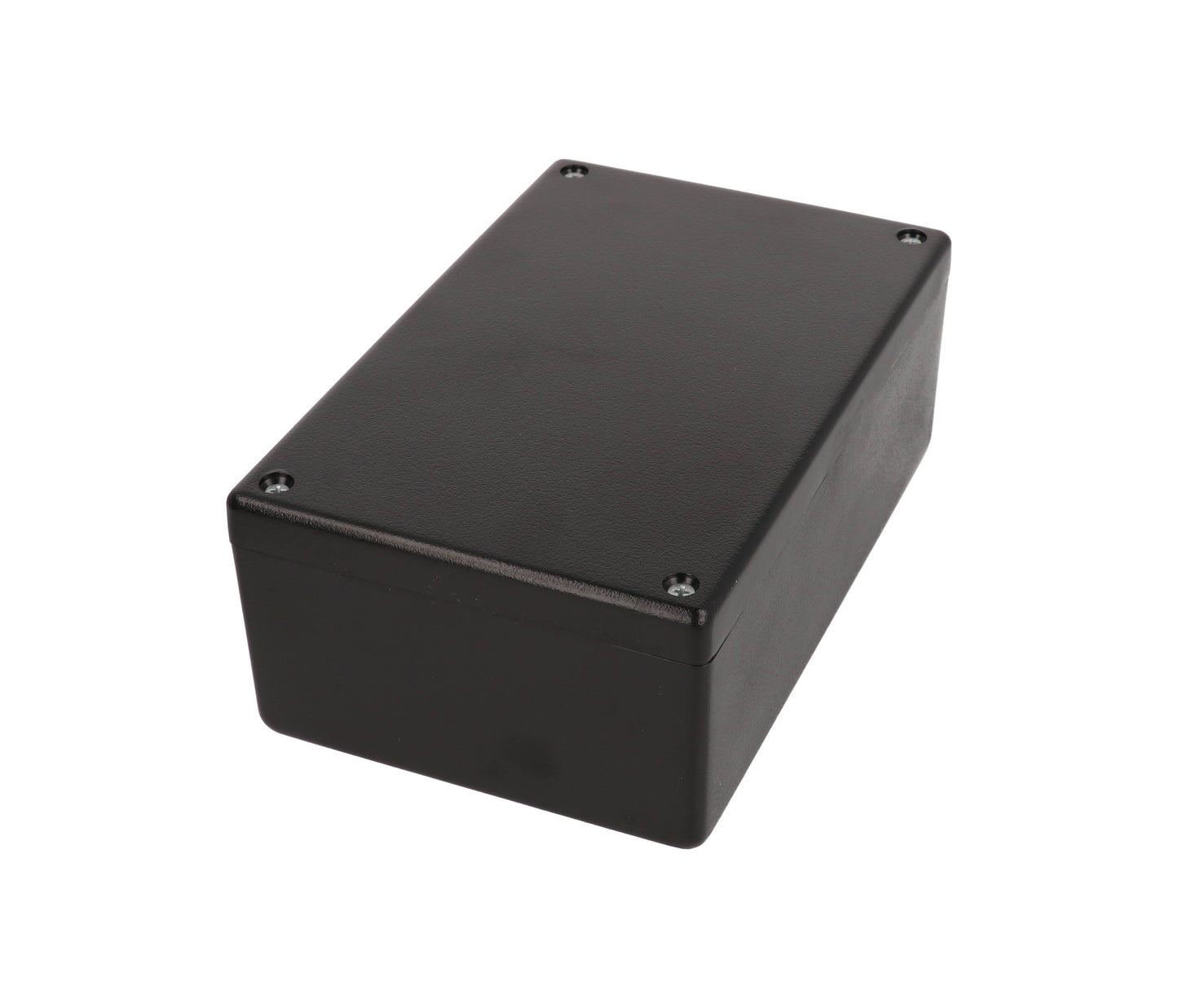 Hammond 1594ESBK Black ABS Plastic Enclosure 6.6" x 4.2" x 2.1"
