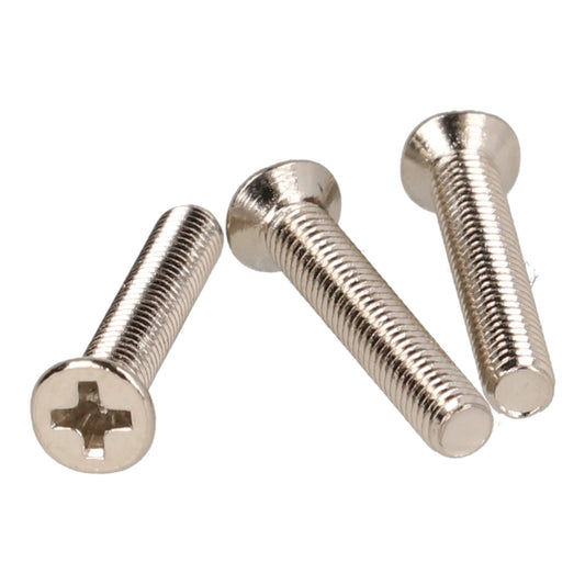 Hammond 1594MS100 Assembly Screws, M3 x 18 mm Machine Screws, 100-Pack, Silver, For 1594, 1594R and 1594RFI Series.