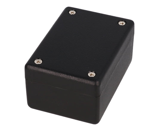 Hammond 1594RBBK 1594R Series EMI/RFI Shielded ABS Enclosure With Copper Conductive Coating, IP54, 3.19" x 2.2" x 1.1", Black.