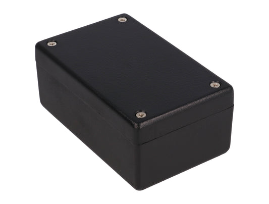 Hammond 1594RCBK 1594R Series EMI/RFI Shielded ABS Enclosure With Copper Conductive Coating, IP54, 4.09" x 2.6" x 1.3", Black.