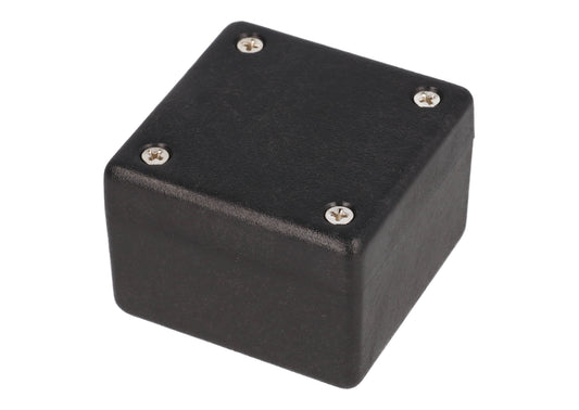 Hammond 1594RFIABK 1594RFI Series EMI/RFI Shielded Conductive ABS Enclosure, IP54, 2.2" x 2.2" x 1.57", Black.