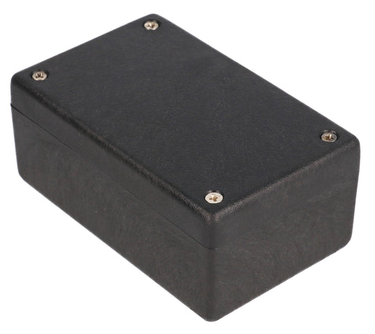 Hammond 1594RFICBK 1594RFI Series EMI/RFI Shielded Conductive ABS Enclosure, IP54, 4.21" x 2.6" x 1.77", Black.