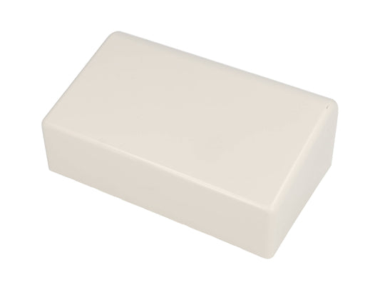Hammond 1595CGY 1595 Series ABS Plastic Console Enclosure With Aluminum Cover Plate, 6.34" x 3.78" x 2.28", Gray.