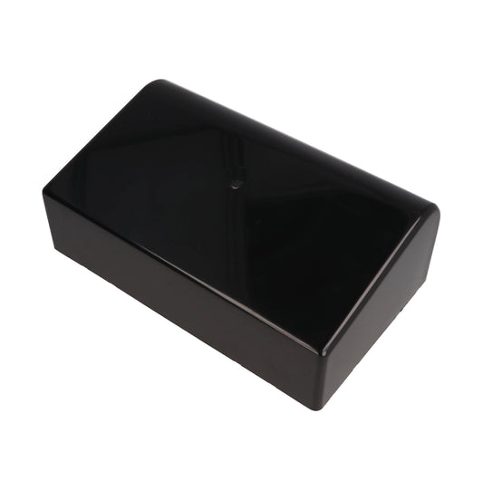 Hammond 1595EBK ABS Plastic Sloped Instrument Enclosure, Black (8.46" x 5.12" x 2.95")