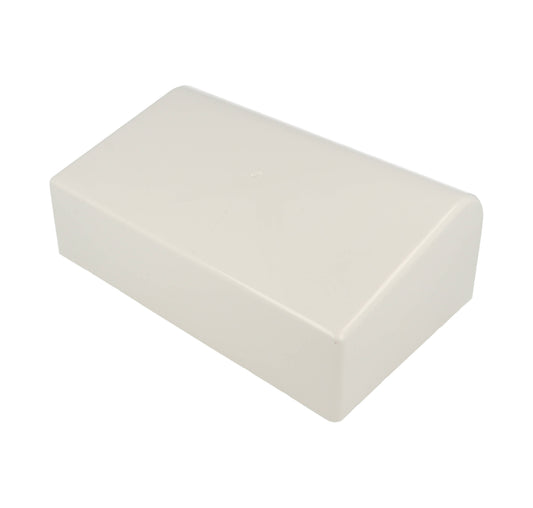 Hammond 1595EGY 1595 Series ABS Plastic Console Enclosure With Aluminum Cover Plate, 8.46" x 5.12" x 2.97", Gray.