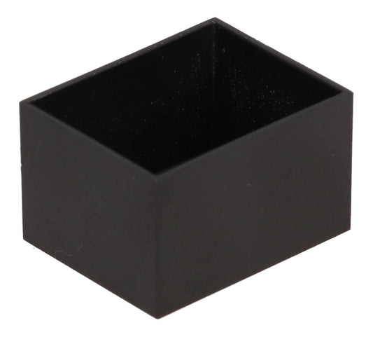 Hammond 1596B101 1596 Series Black ABS Plastic Potting Box, One-Piece No-Lid Design, 25 mm x 20 mm x 14 mm, Single.