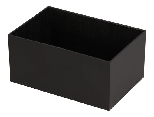 Hammond 1596B105-5 1596 Series Black ABS Plastic Potting Box, One-Piece No-Lid Design, 75 mm x 50 mm x 35 mm, 5-Pack.