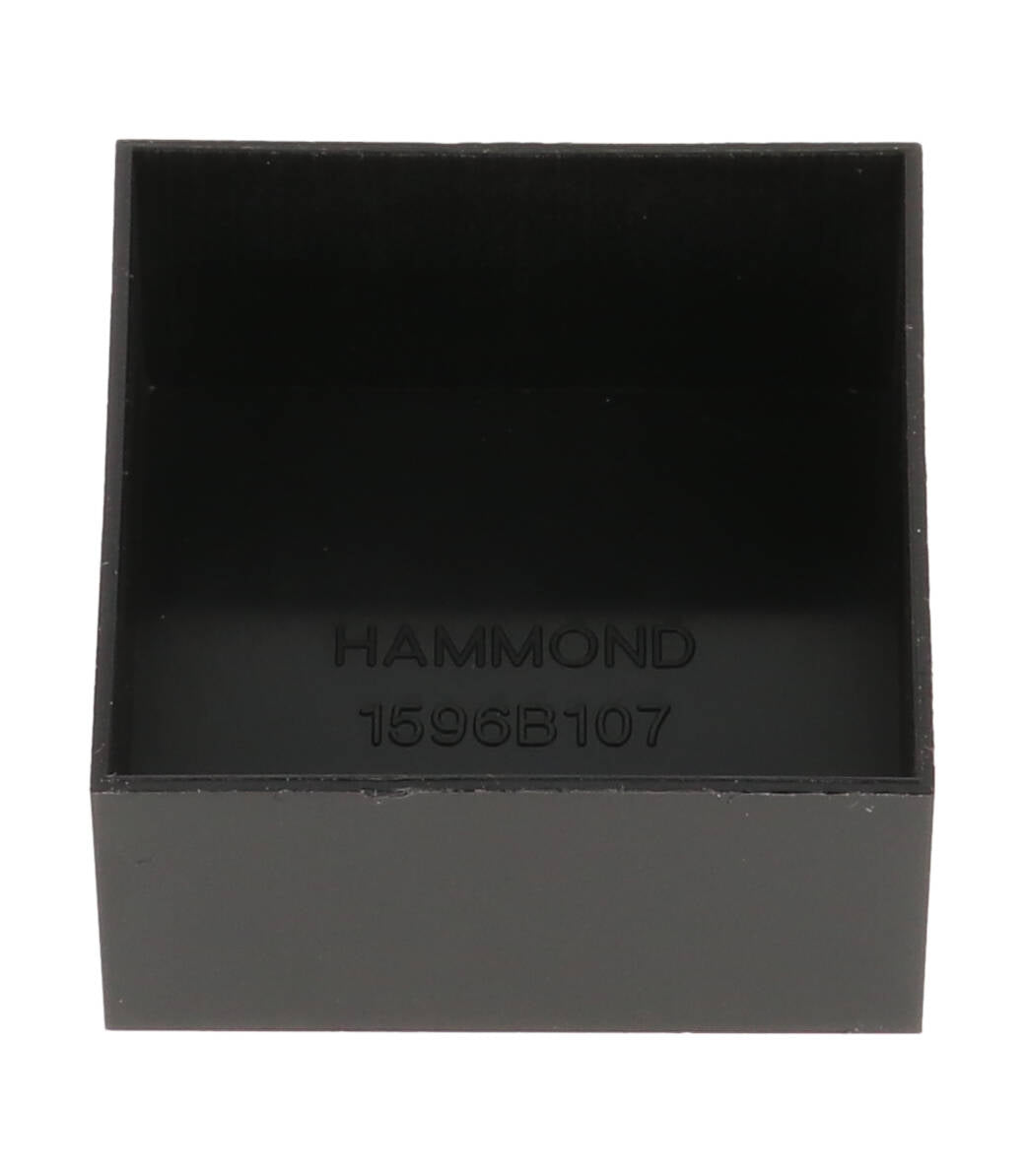 Hammond 1596B107 Black ABS Plastic Potting Box 1.57" x 1.57" x 0.79"