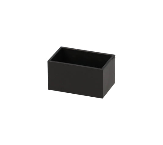 Hammond 1596B110-10 1596 Series Black ABS Plastic Potting Box, One-Piece No-Lid Design, 22 mm x 14 mm x 12 mm, 10-Pack.