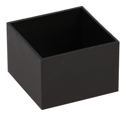 Hammond 1596B111-10 1596 Series Black ABS Plastic Potting Box, One-Piece No-Lid Design, 30 mm x 30 mm x 20 mm, 10-Pack.