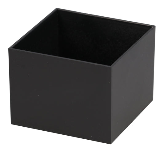 Hammond 1596B113-10 1596 Series Black ABS Plastic Potting Box, One-Piece No-Lid Design, 40 mm x 40 mm x 30 mm, 10-Pack.